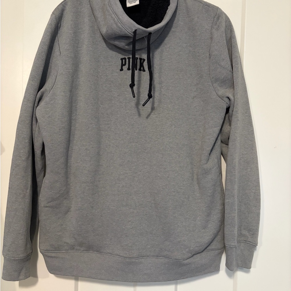 PINK Victoria's Secret Gray Cowl Neck Sweater. Size XS
